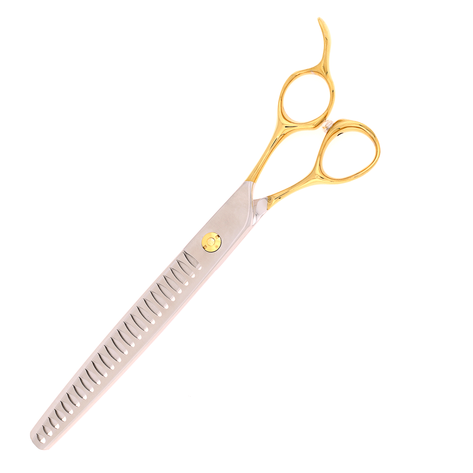 Titan Shears - Chunker Golden Handle Ergonomic 440C Convex RH OFF 7.5" image 1